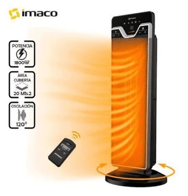 TERMOVENTILADOR TORRE IMACO ITC3116 1800W- NEGRO