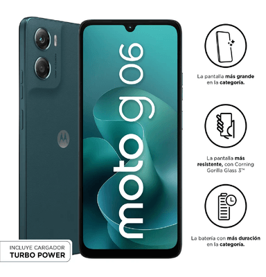 CELULAR MOTOROLA MOTO G06 4GB RAM 256GB - AZUL
