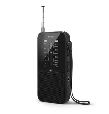 RADIO PORTÁTIL PHILIPS TAR1509 AM/FM AUX-IN 3.5MM - NEGRO - 1