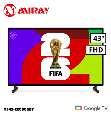 TELEVISOR MIRAY GOOGLE TV LED FHD 43' MS43-E2000GBT - NEGRO
