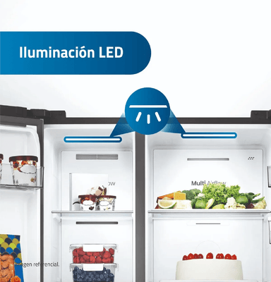 REFRIGERADORA INDURAMA RI-795DI SIDE BY SIDE 529L – CROMA - 5