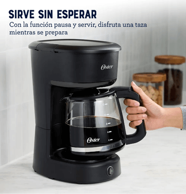 CAFETERA OSTER BVSTDCS121B DE 12 TAZAS CON FILTRO REUTILIZABLE – NEGRO - 4