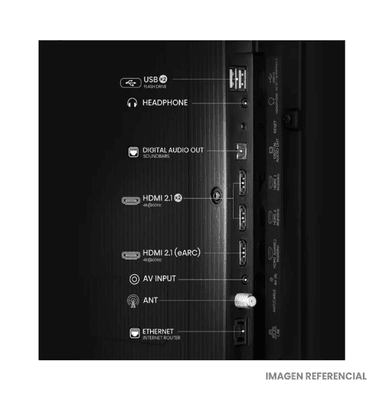 TELEVISOR HISENSE 55” MODELO 55Q6QV QLED 4K SMART TV DOLBY VISION - 2025 - 5