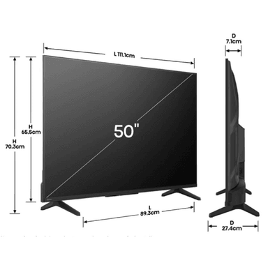 TELEVISOR HISENSE 50' FHD SMART TV 50A4NV 2025 - 3