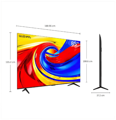TELEVISOR TCL 85P7L GOOGLE TV 85'' PREMIUM QLED 4K UHD 2026 - 3