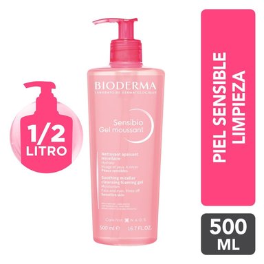 TRATAMIENTO BIODERMA SENSIBIO GEL MOUSSANT 500 ML - 2