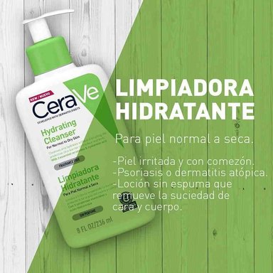 TRATAMIENTO FACIAL CERAVE LIMPIADOR HIDRATANTE 236 ML - 2