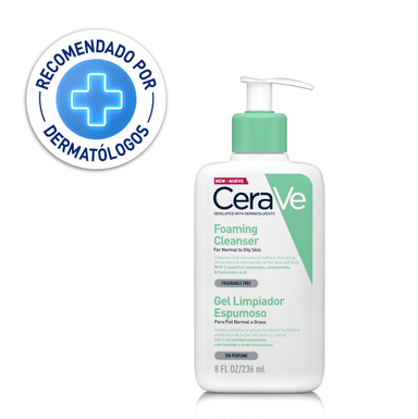 TRATAMIENTO FACIAL CERAVE GEL LIMPIADOR ESPUMOSO 236 ML