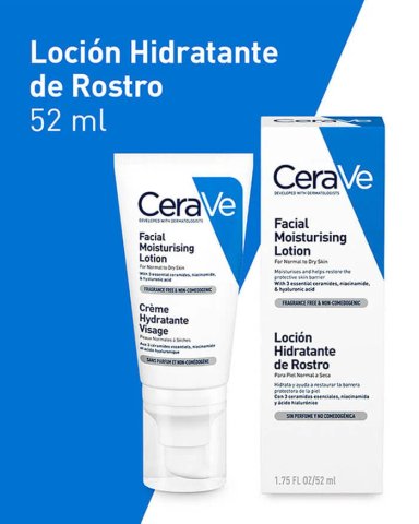 TRATAMIENTO FACIAL CERAVE LOCION HIDRATANTE PM 52 ML - 3
