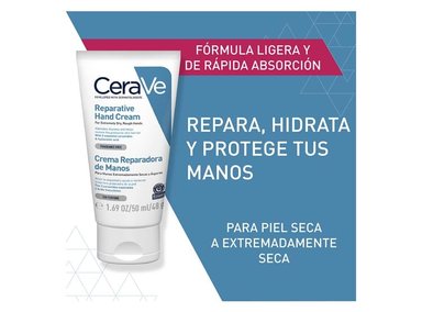 TRATAMIENTO MANOS CERAVE CREMA REPARADORA 50 ML - 3