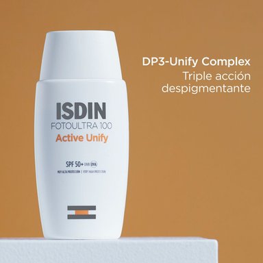 TRATAMIENTO FACIAL ISDIN FOTO ULTRA ACTIVE UNIFY SIN COLOR SPF 50+ 50 ML - 6
