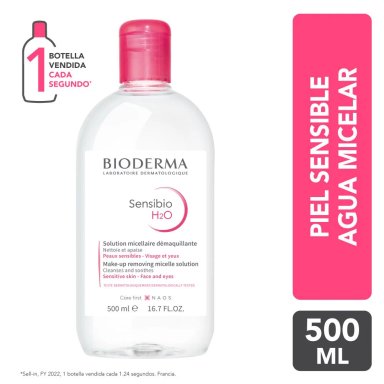 TRATAMIENTO BIODERMA SENSIBIO H2O 500 ML - 2