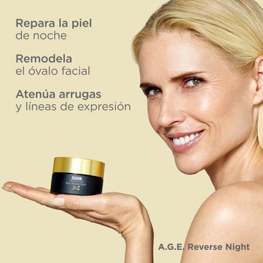 ISDINCEUTICS AGE REVERSE NIGHT 50 ML - CREMA REPARADORA DE NOCHE CON MELATONINA - ANTIEDAD - 4