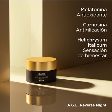 ISDINCEUTICS AGE REVERSE NIGHT 50 ML - CREMA REPARADORA DE NOCHE CON MELATONINA - ANTIEDAD - 6