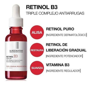 TRATAMIENTO FACIAL LA ROCHE POSAY RETINOL B3 SERUM 30 ML - 3
