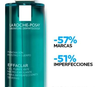TRATAMIENTO FACIAL LA ROCHE POSAY EFFACLAR GEL MICRO-EXFOLIANTE 400 ML - 2