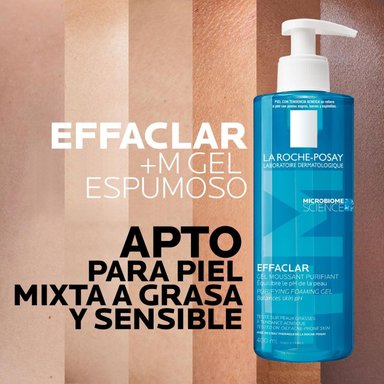 TRATAMIENTO FACIAL LA ROCHE POSAY EFFACLAR GEL ESPUMANTE PURIFICANTE 400 ML - 5