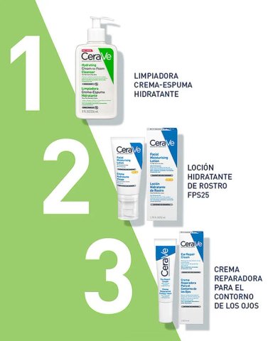 TRATAMIENTO FACIAL CERAVE LIMPIADORA CREMA ESPUMA HIDRATANTE 236M 236 ML - 8