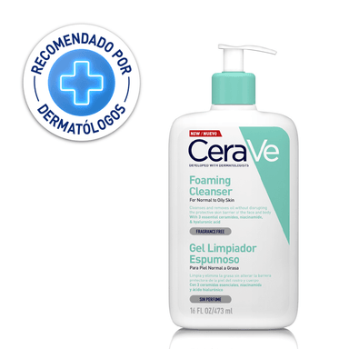 TRATAMIENTO FACIAL CERAVE GEL LIMPIADOR ESPUMOSO 473 ML