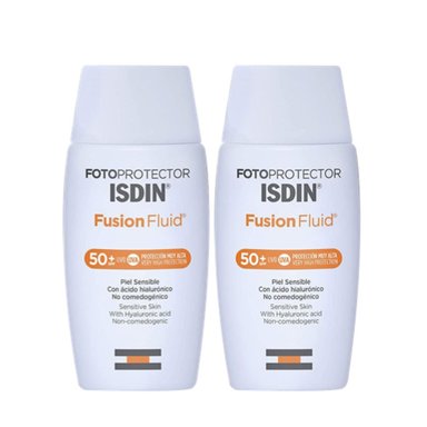 SET TRATAMIENTO FACIAL ISDIN DUO FOTOPROTECTOR FUSION FLUID SPF 50