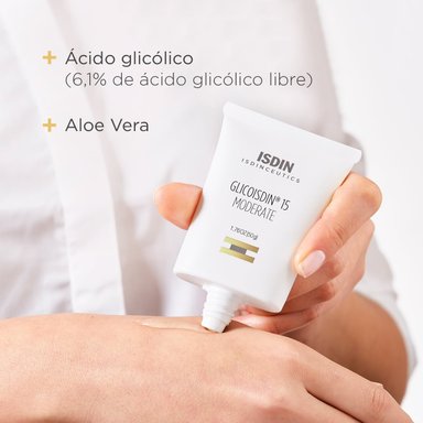 TRATAMIENTO FACIAL ISDIN GLICO 15% MODERATE GEL 50 ML - 4