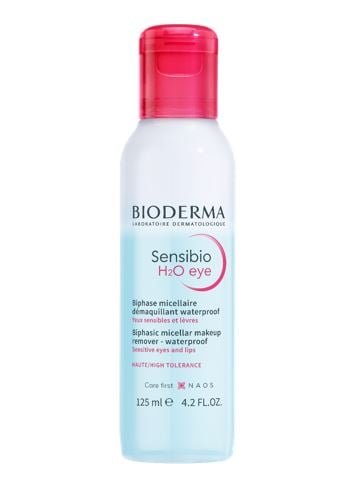 DESMAQUILLANTE FACIAL BIODERMA BIFASICO SENSIBIO H2O EYE 125 ML - 1