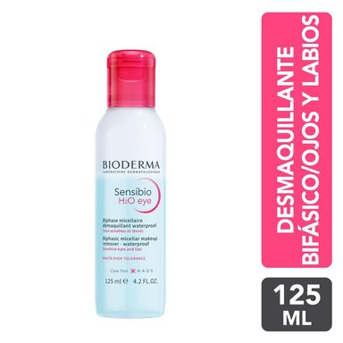 DESMAQUILLANTE FACIAL BIODERMA BIFASICO SENSIBIO H2O EYE 125 ML - 5