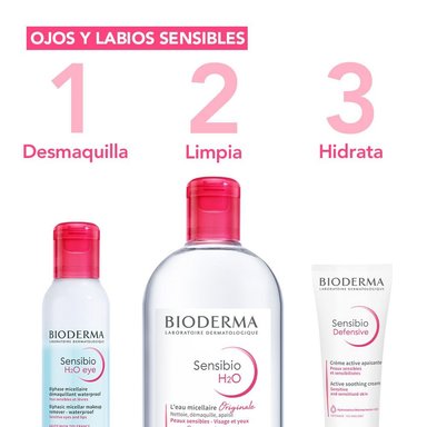 DESMAQUILLANTE FACIAL BIODERMA BIFASICO SENSIBIO H2O EYE 125 ML - 6