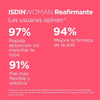 WOMAN ISDIN REAFIRMANTE 250 ML - CREMA CORPORAL QUE AYUDA A REAFIRMAR, REMODELAR Y TONIFICAR LA PIEL - 4
