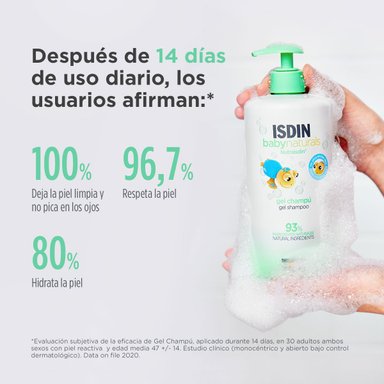PACK 2 SHAMPOO CABELLO ISDIN BABY NATURALS GEL 200 ML - 4