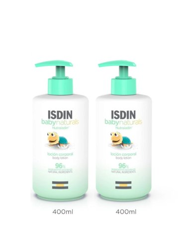 PACK 2 TRATAMIENTO CORPORAL ISDIN BABY NATURALS BODY LOTION 400 ML - 1