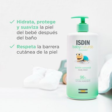 PACK 2 TRATAMIENTO CORPORAL ISDIN BABY NATURALS BODY LOTION 400 ML - 2