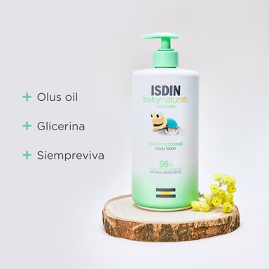 PACK 2 TRATAMIENTO CORPORAL ISDIN BABY NATURALS BODY LOTION 400 ML - 4
