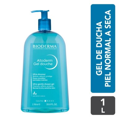 TRATAMIENTO LIMPIEZA FACIAL BIODERMA ATODERM GEL DOUCHE 1LT - 2