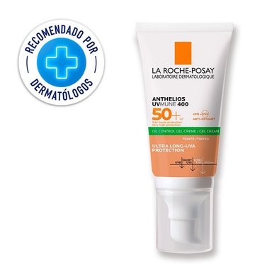 TRATAMIENTO FACIAL LA ROCHE POSAY ANTHELIOS XL GEL CREMA TOQUE SECO C/COLOR SPF 50+ 50 ML - 1