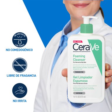 SET TRATAMIENTO FACIAL CERAVE GEL ESPUMOSO POR 2 473 ML - 4