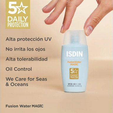 TRATAMIENTO FACIAL ISDIN FOTOPROTECTOR FUSION WATER MAGIC SPF 50 50 ML - 6