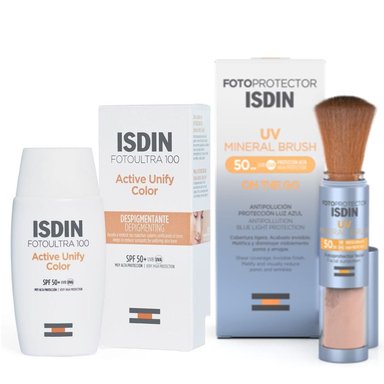 TRATAMIENTO FACIAL ISDIN RUTINA FOTOPROTECCION COLOR ANTIMANCHAS - 1