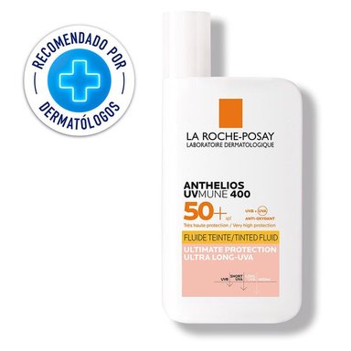SET TRATAMIENTO FACIAL LA ROCHE POSAY DUO ANTHELIOS UV MUNE 400 FLUIDO INVISIBLE + SIN COLOR SPF 50+ - 2