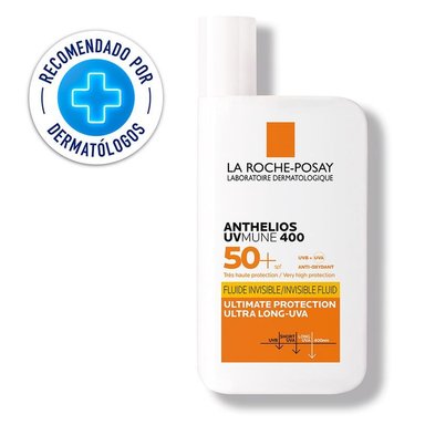 SET TRATAMIENTO FACIAL LA ROCHE POSAY DUO ANTHELIOS UV MUNE 400 FLUIDO INVISIBLE + SIN COLOR SPF 50+ - 3