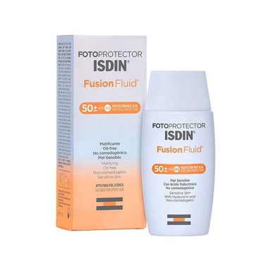 SET TRATAMIENTO FACIAL ISDIN FOTOPROTECCION COMPLETA FUSION FLUID + MINERAL SUN BRUSH - 2