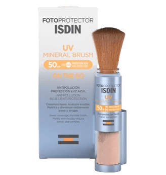 SET TRATAMIENTO FACIAL ISDIN FOTOPROTECCION COMPLETA FUSION FLUID + MINERAL SUN BRUSH - 3