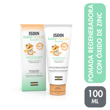 TRATAMIENTO CORPORAL ISDIN BABY NATURALS POMADA REGENERADORA DEL PAÑAL 100 ML - 1