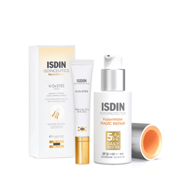 SET TRATAMIENTO FACIAL ISDIN PIEL RELUCIENTE PROTECCION + CONTORNO OJOS - 1