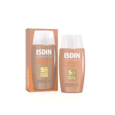 SET TRATAMIENTO FACIAL CORPORAL ISDIN FOTOPROTECCION COLOR FUSION WATER + GEL CREMA - 2