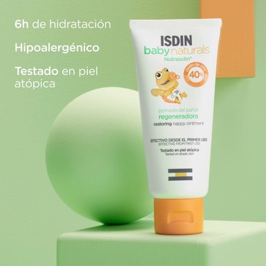 SET TRATAMIENTO ISDIN DUO BABY NATURALS POMADA REGENERADORA DEL PAÑAL 100 ML - 2
