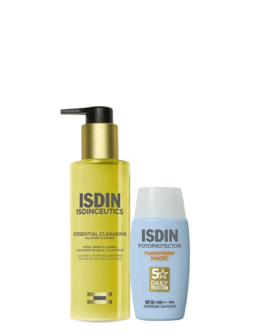 SET TRATAMIENTO FACIAL ISDIN LIMPIEZA FOTOPROTECCION FUSION WATER MAGIC 250 ML - 1