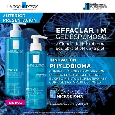 PACK 2 LIMPIEZA FACIAL LA ROCHE POSAY DUO GEL LIMPIADOR EFFACLAR PIELES MIXTAS A GRASAS 400 ML - 3