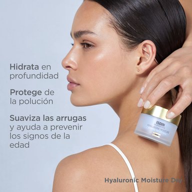 SET TRATAMIENTO FACIAL ISDIN CEUTICS HYALURONIC MOISTURE PIEL NORMAL A SECA + REFILL - 2