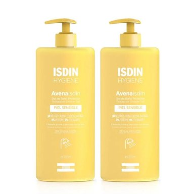 PACK 2 TRATAMIENTO CORPORAL ISDIN GEL BAÑO PH NEUTRO PIEL SENSIBLE AVENA COLOIDAL NATURAL - 1